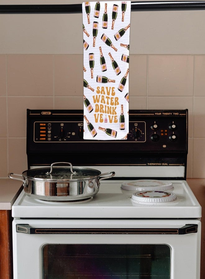 POFULL Drinker Gift Alcohol Gift Save Water Drink Kitchen Towel Housewarming Gift - Image 4
