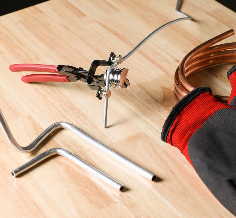 ARES 10024-3-in-1 Small Range Tubing Bender Pliers - Easily Make 90 Degree Bends in Brass, Copper, Steel, Stainless and Aluminum - Works for 1/8-Inch, 3/16-Inch, and 1/4-Inch Tubing - Image 5