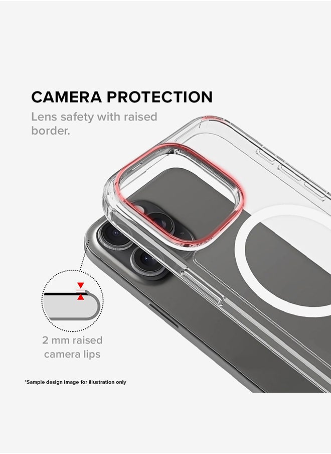Stylizedd - For iPhone 16 Pro Max Case [Compatible with MagSafe] Slim Magnetic cover Clear Phone Case - Battery Empty FP - Image 1