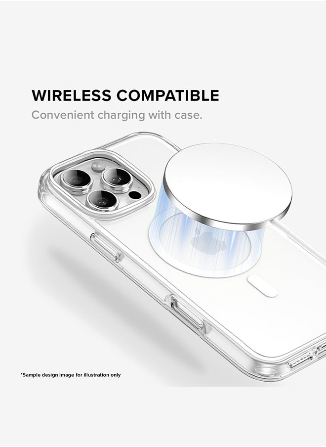 Stylizedd - For iPhone 16 Pro Max Case [Compatible with MagSafe] Slim Magnetic cover Clear Phone Case - Battery Empty FP - Image 1