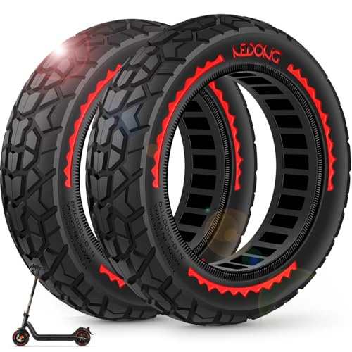 BANGTING 2PCS Upgrade 50/75-6.1 Scooter Off-road Solid Tires, 8.5x2 inches Tires Tubeless for Gotrax GXL V2/XR/APEX, 8 1/2 x2 Tire Replacement for Hiboy S2, Xiaomi 3 Lite/3/Pro 2/1s/M365 - Image 1