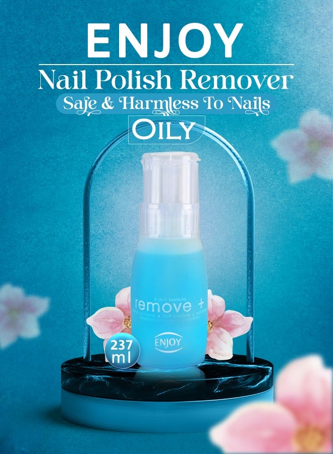 إنجوي "إنجوي مزيل طلاء الأظافر الزيتي – تركيبة لطيفة ومرطبة، 237 مل" - Image 2