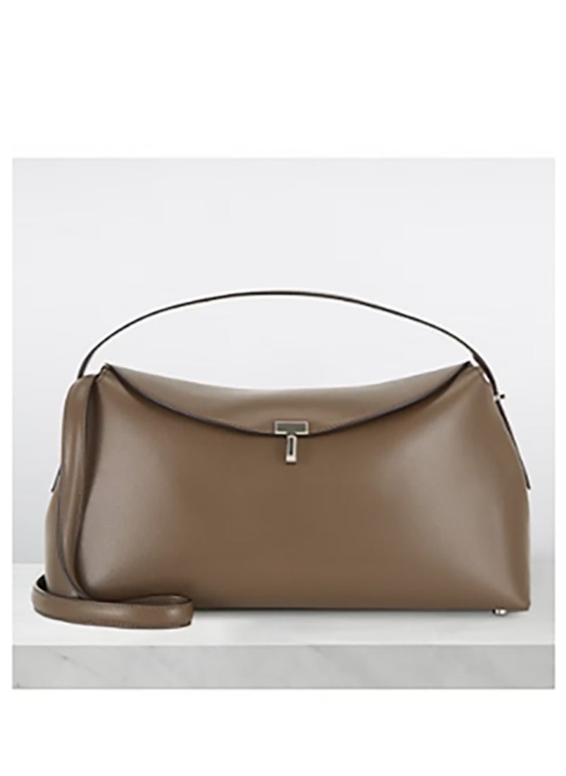 TOTEM - TOTEME Handle Bag with Distinctive T - Lock Design - Image 1