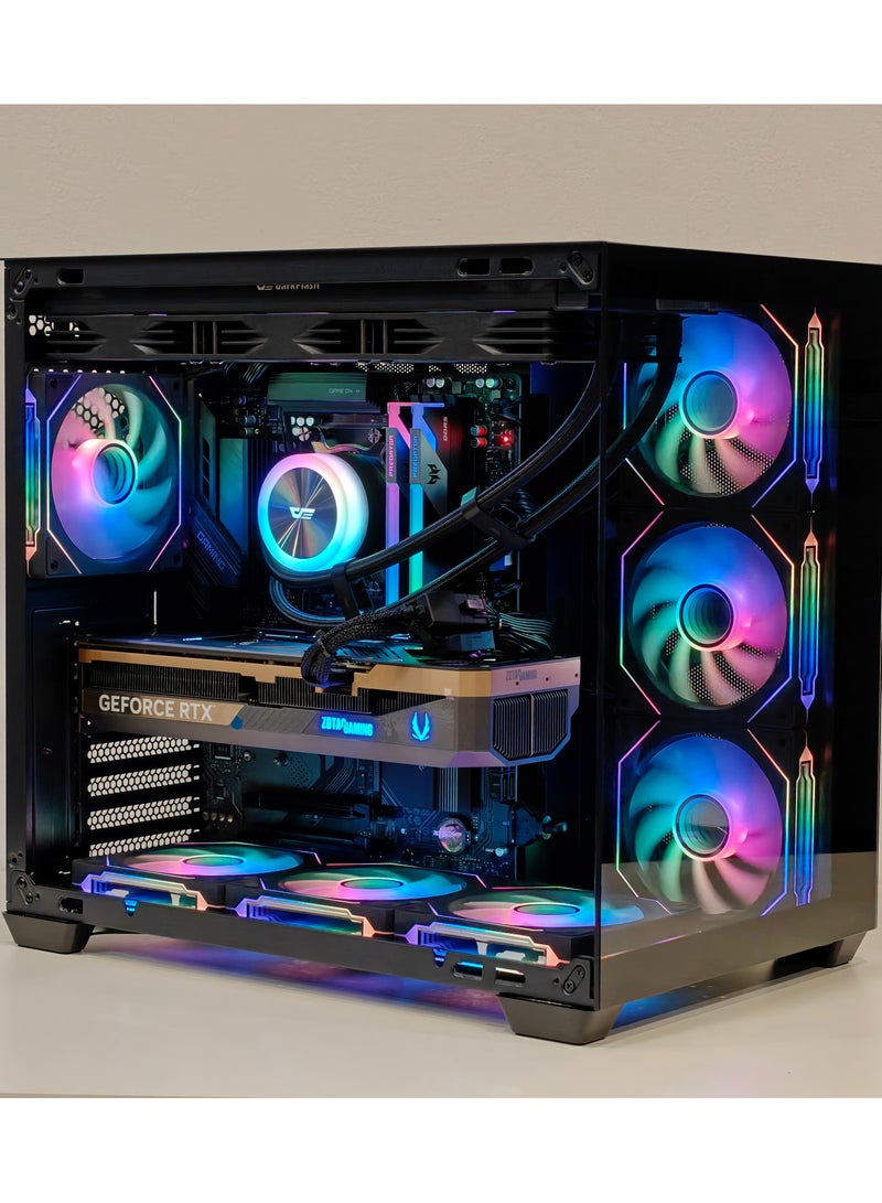 Gaming Pc Ryzen 7 9800X3D | RTX 5070 Ti 16GB | RAM 32GB DDR5 6000MHz | SSD NVMe 1 TB | Liquid Cooler 360mm | Win 11 Pro | 1 Year Warranty BLACK - Image 2