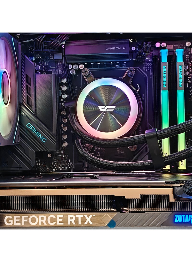 Gaming Pc Ryzen 7 9800X3D | RTX 5070 Ti 16GB | RAM 32GB DDR5 6000MHz | SSD NVMe 1 TB | Liquid Cooler 360mm | Win 11 Pro | 1 Year Warranty BLACK - Image 4