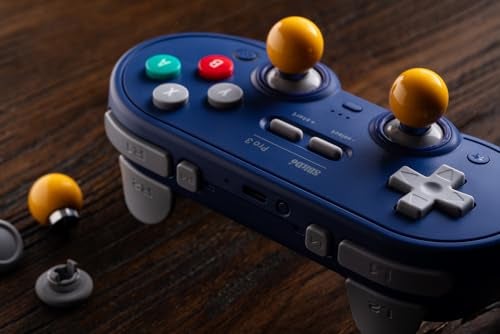 8Bitdo وحدة تحكم بلوتوث 8BitDo Pro 3 لجهاز سويتش / سويتش 2 – عصي تحكم TMR، أزرار ABXY قابلة للتبديل، أزرار خلفية احترافية، قاعدة شحن، زناد تأثير هال، لويندوز، أبل، ستيم أو إس، أندرويد - بنفسجي - Image 2