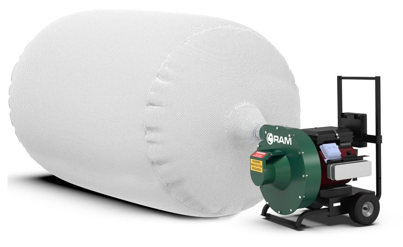 RAM (1) Heavy Duty Insulation Vacuum Bags by RAM - Size 6 ft x 4 ft - Holds EST 75 Cubic Feet - Low Dust Bag - Image 1