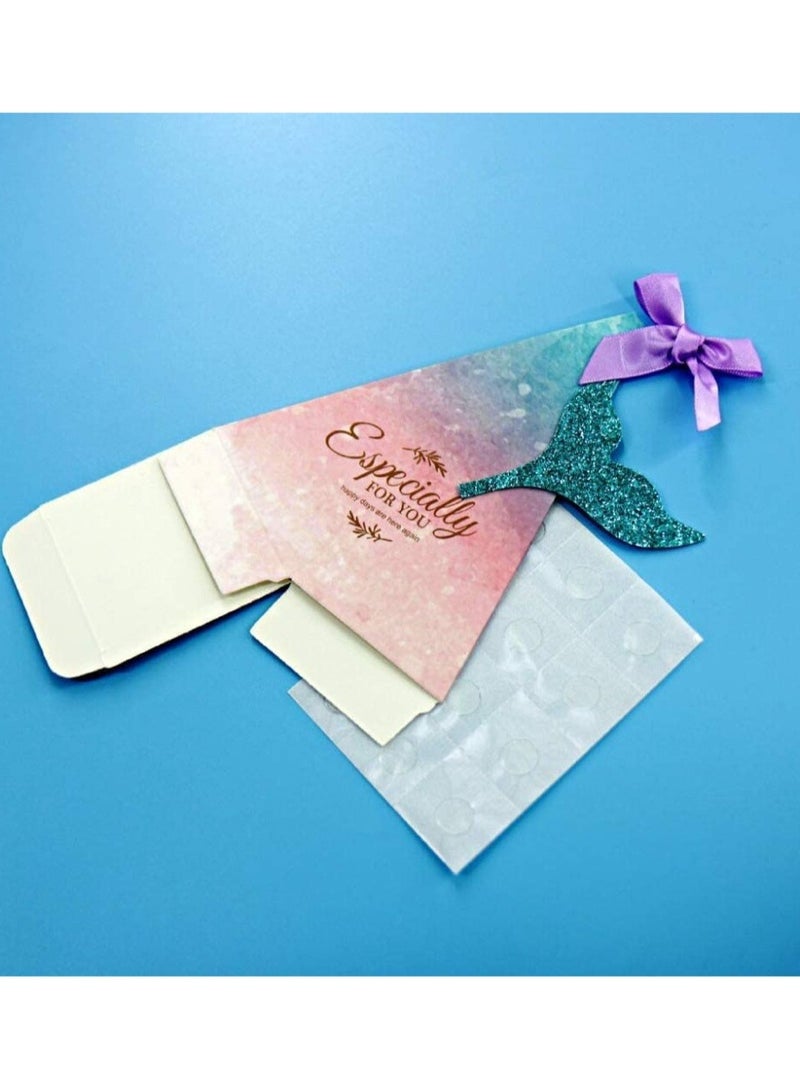 Luckam Candy Boxes Mermaid Party Favor Boxes, Under The Sea Goodie Bags, Mermaid Theme Birthday Party Supplies 50 Pieces - Image 3