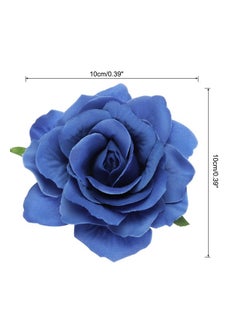 MECCANIXITY Set Of 30 Rose Flower Hair Clips 4 Inch Flower Hair Pins Flower Brooch For Women Hair Accessories  - Image 1