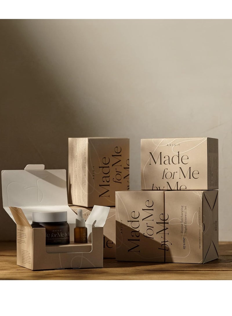 مجموعة بيوم لتجديد البشرة الليلية من اكسيس واي - بروبيوتيكس - كريم ملطف - معزز - عناية بالسن - Image 2