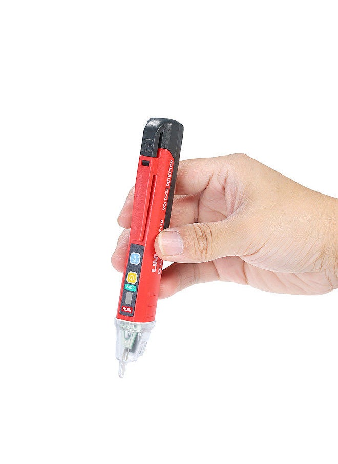 UNI-T Portable Non-contact AC Voltage Tester Pen Shaped V～Alert Detector with Sound and Light Alarm and LED Flashlight  - Image 2