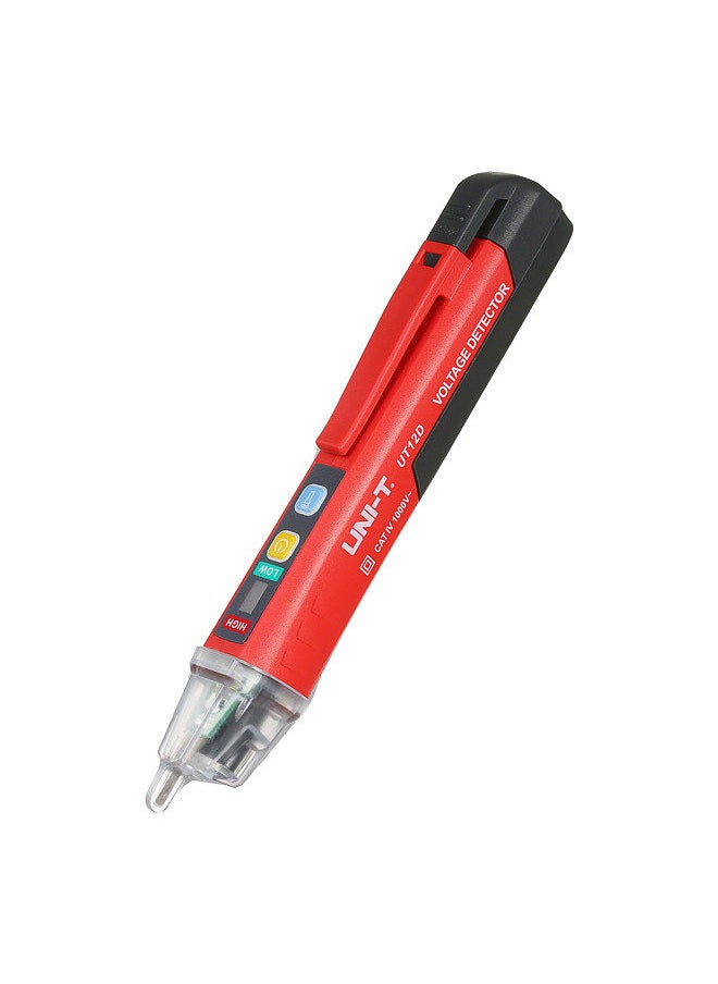 UNI-T Portable Non-contact AC Voltage Tester Pen Shaped V～Alert Detector with Sound and Light Alarm and LED Flashlight  - Image 1
