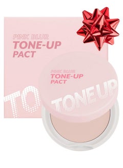 I'M MEME I'M MEME Compact - Tone-up Pact | Korean Pressed Powder for Pink Blur Effect, with Calamine, Mattify Skin, Setting Powder for Makeup, Gift, 0.35 Oz  - Image 1
