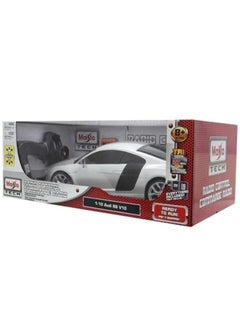 Maisto Audi R8 V10 Remote Controlled Car - Scale 1:10 - Grey