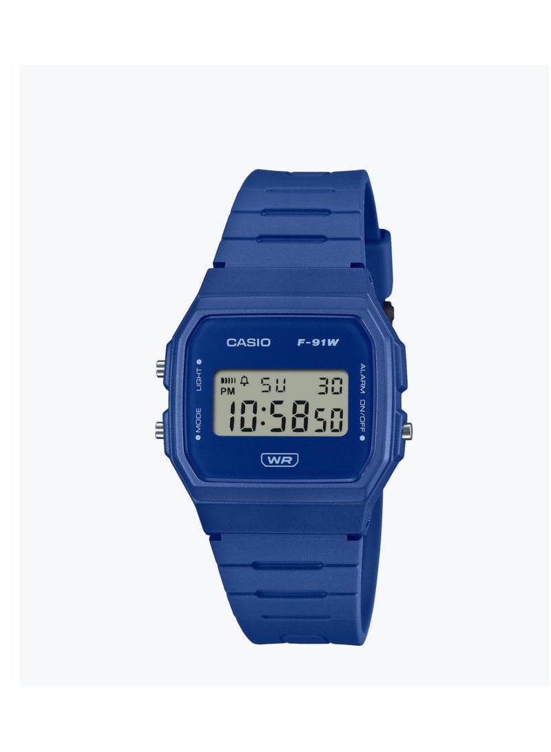 Casio Unisex Classic Digital Watch F-91WB-2A1 - Image 1