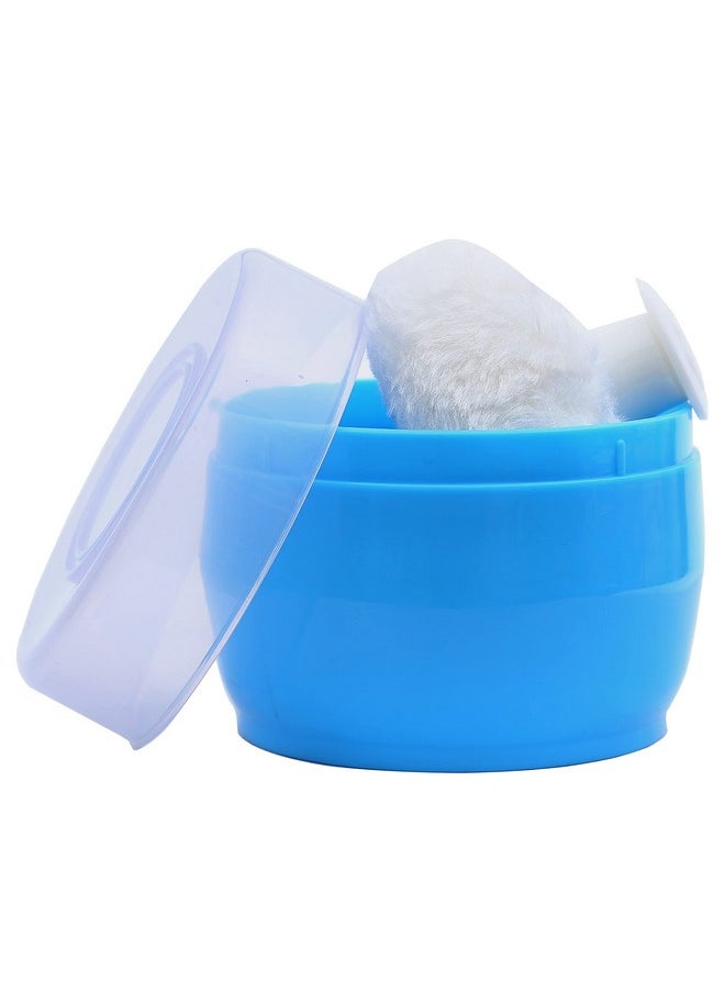 1st Step - Bpa Free Powder Puff With Powder Storage Box (Blue) - Image 1