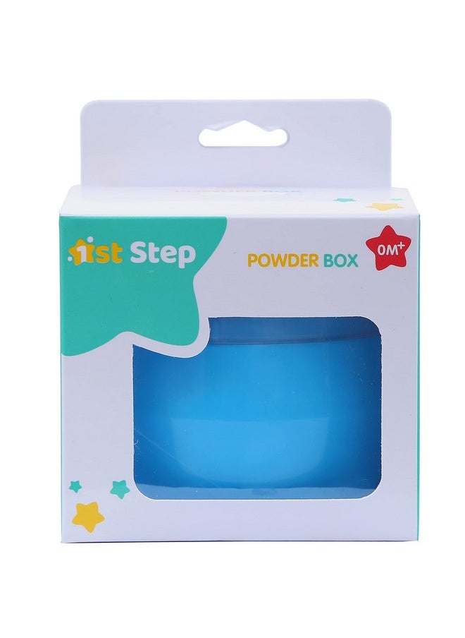 1st Step - Bpa Free Powder Puff With Powder Storage Box (Blue) - Image 1