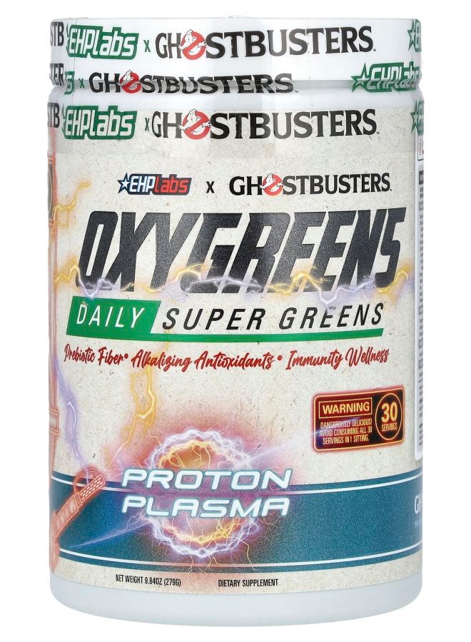 EHPLabs Ghostbusters Oxygreens Daily Super Greens Proton Plasma 9.84 oz (279 g)