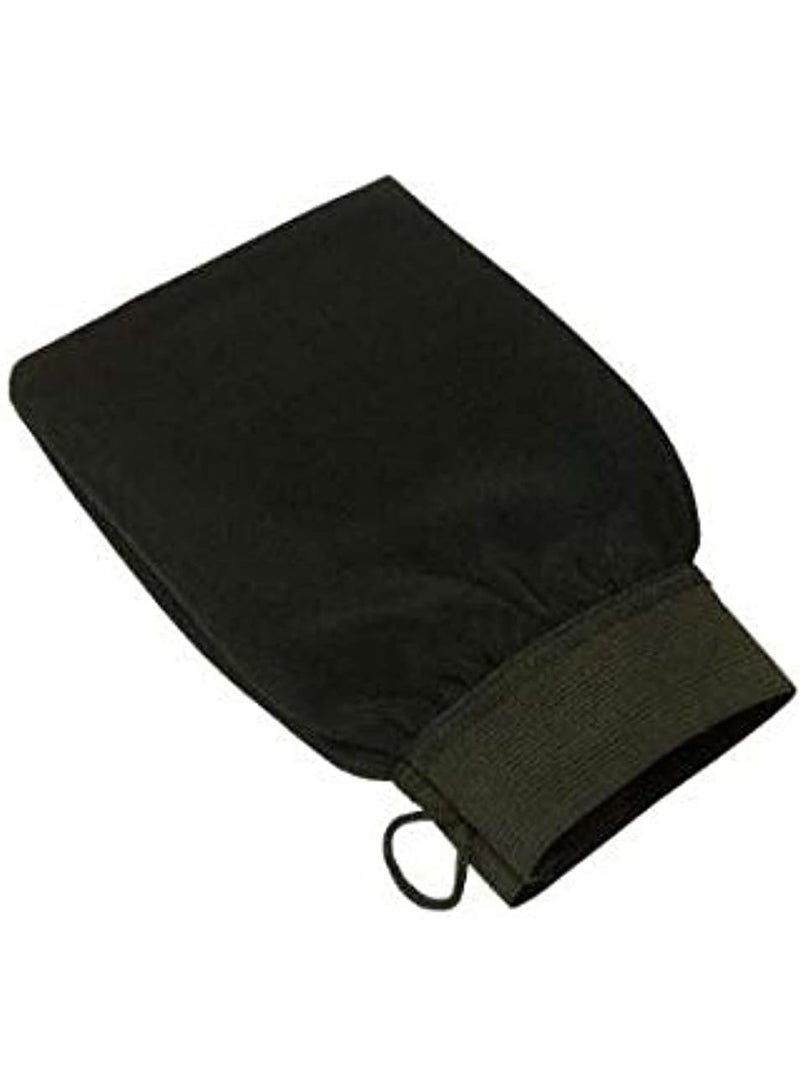 Festive Gallery Exfoliating Glove for Body | Scrubber Shower Bath |Body Scrub Gloves Dead Skin Remover| Mitt Perfect Women Black, One Size  - Image 1