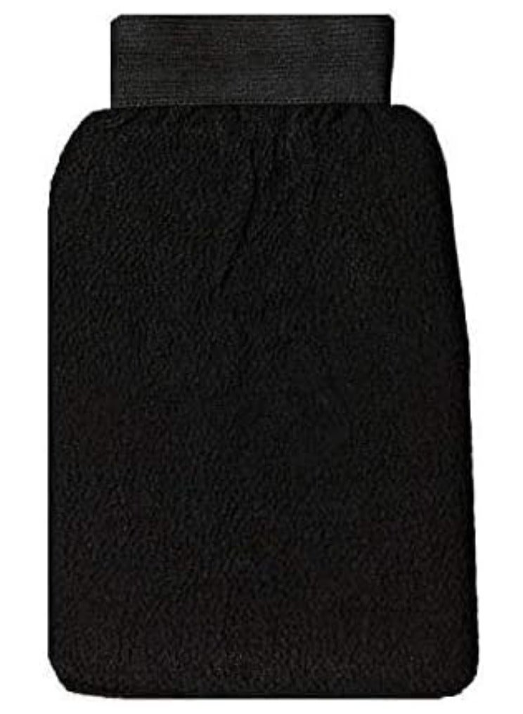 Festive Gallery Exfoliating Glove for Body | Scrubber Shower Bath |Body Scrub Gloves Dead Skin Remover| Mitt Perfect Women Black, One Size  - Image 2