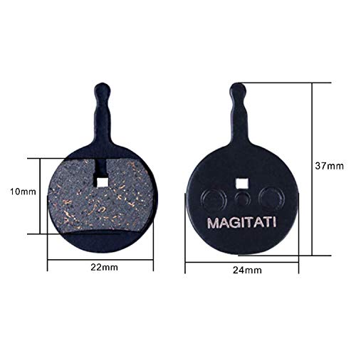 MAGITATI 4 Pairs Semi-Metallic Bicycle Disc Brake Pads for Avid Mechanical BB5, Smooth Braking, Low Noise, Long Life - Image 2