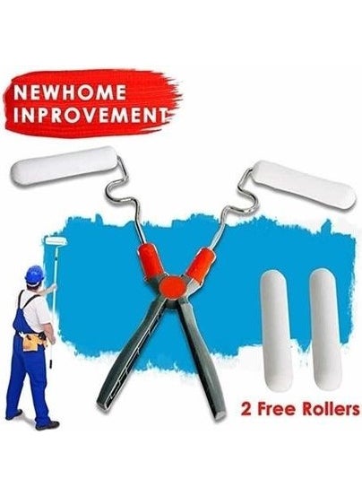 Sefam Home - Nano Sponge Non-Drip Furniture and Wall Painting Roller for both Corner and Flat Surfaces - Image 1