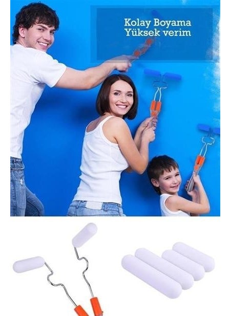 Sefam Home - Nano Sponge Non-Drip Furniture and Wall Painting Roller for both Corner and Flat Surfaces - Image 1