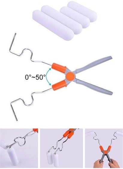 Sefam Home - Nano Sponge Non-Drip Furniture and Wall Painting Roller for both Corner and Flat Surfaces - Image 1