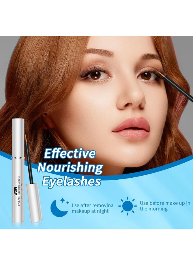 W3W Lash Serum, Eyelash Enhancer Growth Serum, Eyelash Serum, Lash Serum for Eyelash Enhance, Boost Lash Growth Serum, Gentle Formula for Longer, Fuller, and Thicker Lashes, 3ml  - Image 2