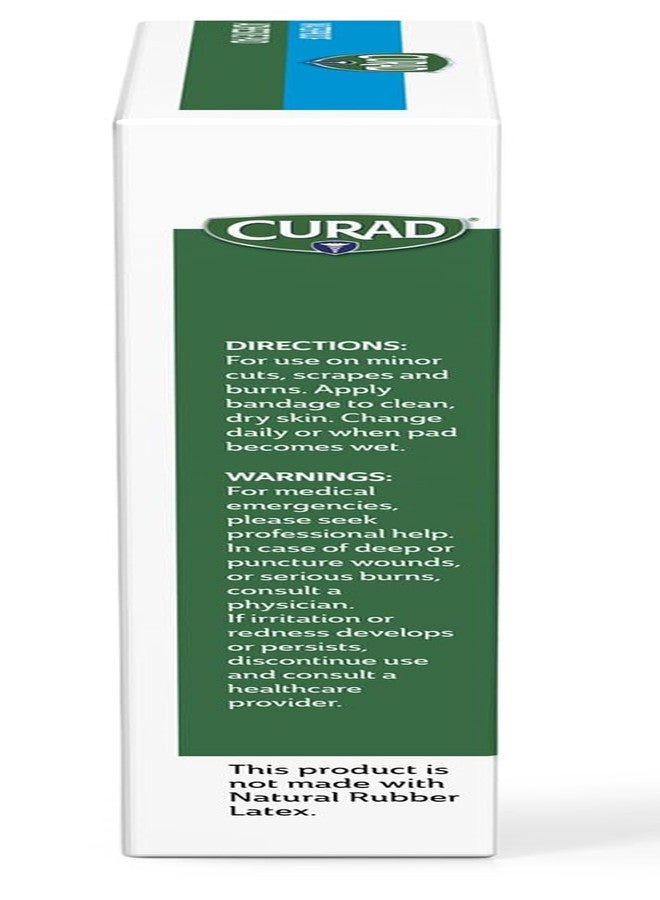 CURAD White Waterproof Adhesive Pads, 4" x 4", Advanced Wound Care, 1 Box, 8 Count - Image 3