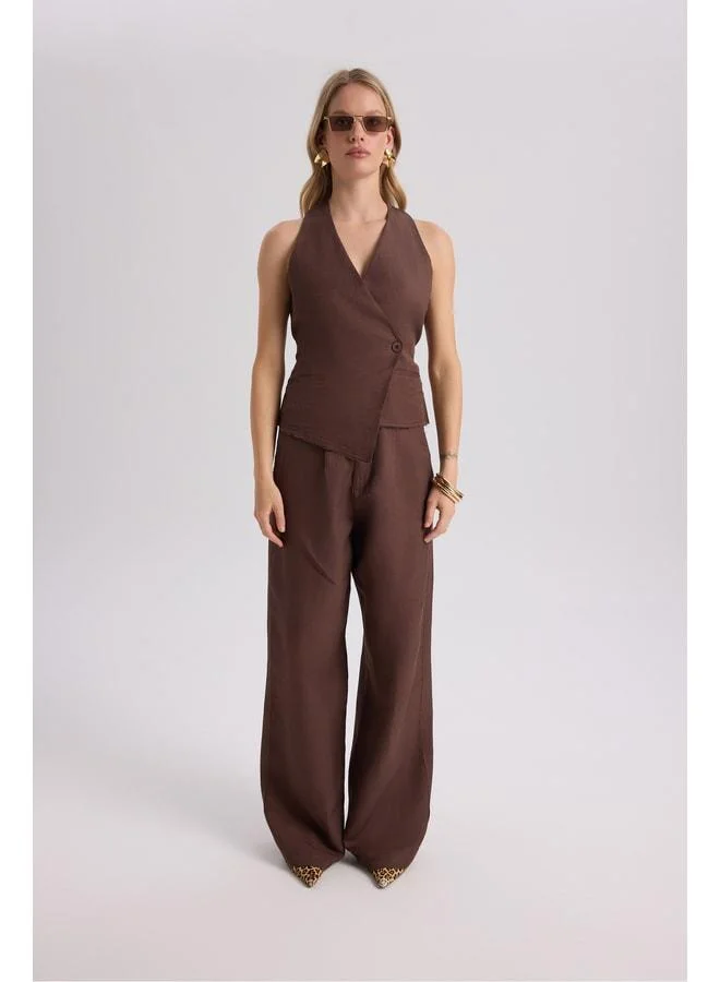 Bohemai Nagmetah Back Pocket Coffee Vest and Pants Set.