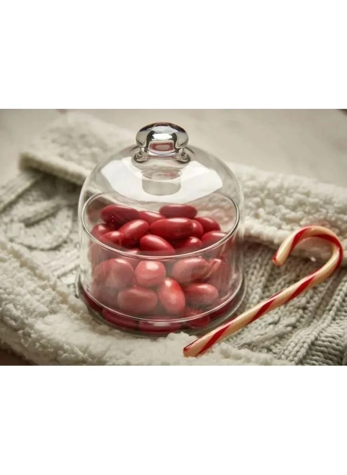 Paşabahçe 96814 Basic Glass Turkish Delight Sugar Bowl Breakfast Mini Storage Container