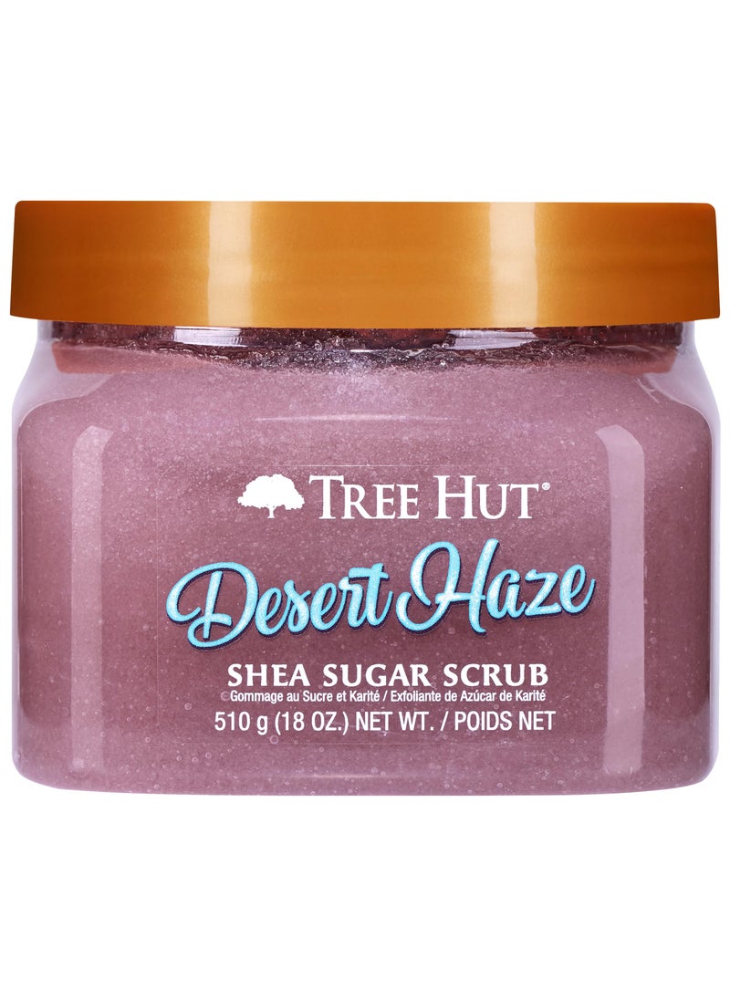 Tree Hut Tree Hut Desert Haze Shea Sugar Scrub  Exfoliating Body Scrub Removes Dead Dry Skin for a Soft  Hydrated Feel  Nourishing Essential Body Care  18 fl oz 