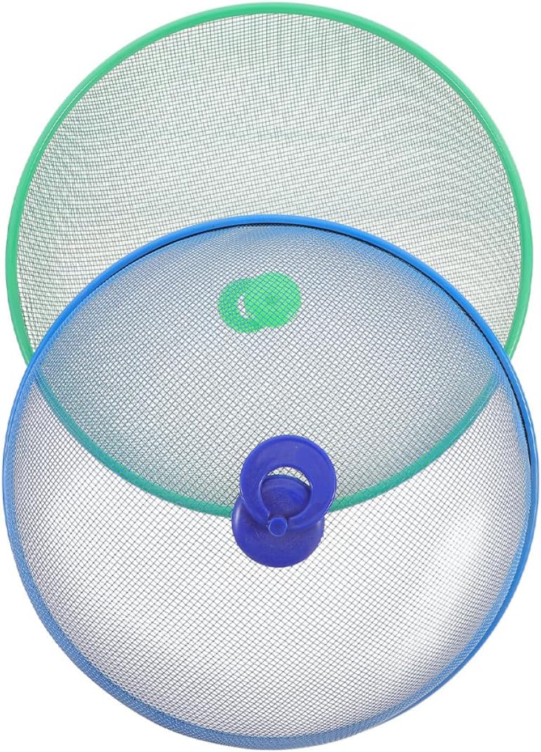 2pcs Iron Mesh Food Dome Covers 24cm Metal Mesh Screen Food Protectors for Outdoor Picnic Camping and Indoor Serving - Image 1