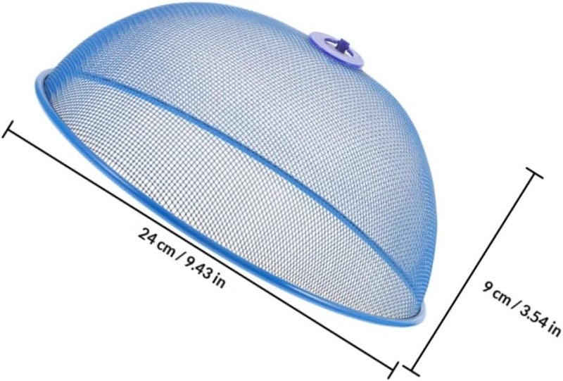 2pcs Iron Mesh Food Dome Covers 24cm Metal Mesh Screen Food Protectors for Outdoor Picnic Camping and Indoor Serving - Image 2