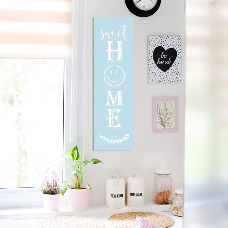 yhslmh 20 PCS Welcome Letter Stencils for Painting On Wood, Large Home Reusable Porch Sign for Crafts Front Door Vertical and Horizontal (20) - Image 4