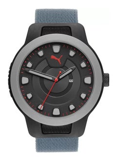 Reset V1 Analog Quartz Watch for Men With Grey Nylon Band- 3 ATM - PU P5022