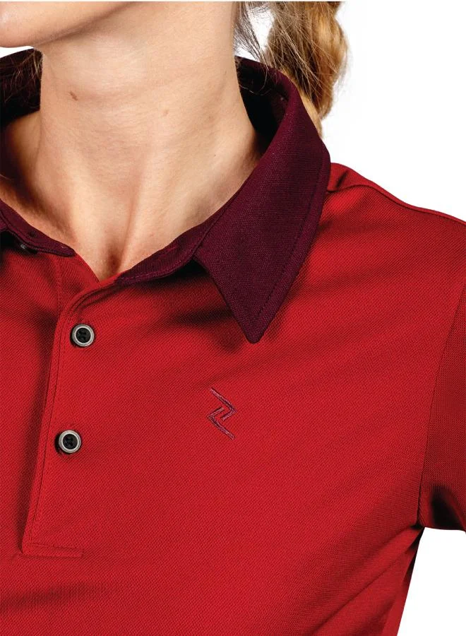 ZAECY Women's Short-Sleeve Polo
