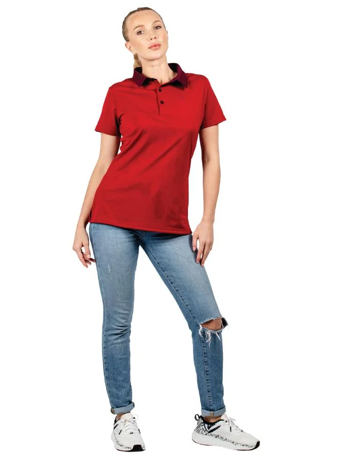 ZAECY Women's Short-Sleeve Polo