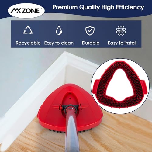 MXZONE Scrubber Mop Head Replacement Compatible with O Cedar EasyWring 1 Tank System, Spin Mop Scrub Brush Head, Hard Bristle Cleaning Brush Attachment for Kitchen Tile Floor, Not Fit RinseClean - Image 4