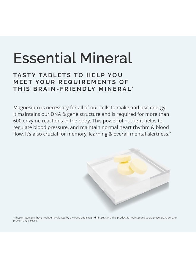 BRAINMD Dr. Amen Magnesium Chewables, Citrus - 60 Chewable Tablets - Image 3