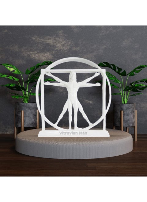 TESSERACT Vitruvian Man Sculpture