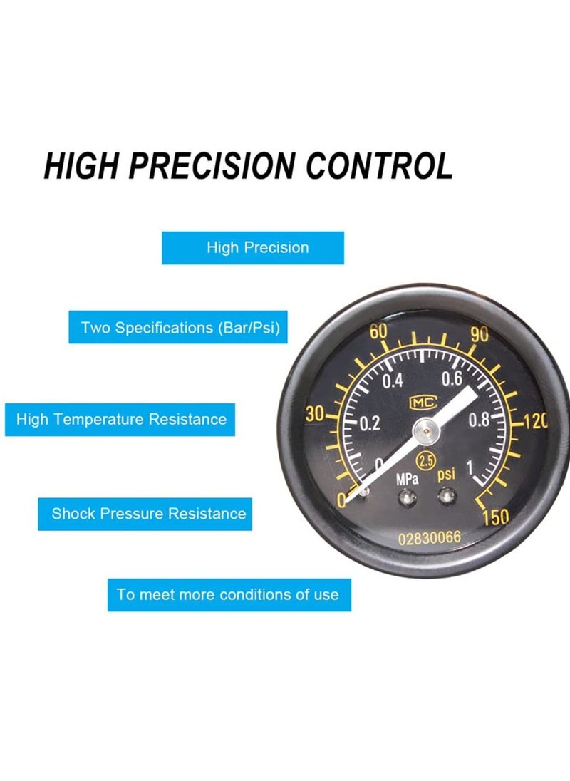 Excefore - BR2000 Air Compressor Regulator Combo 1/4" NPT with Manual Drain, Gauge, and Mounting Bracket, Precise Air Pressure Control for Efficient Operation - Image 1