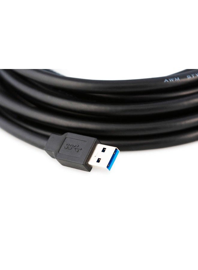 MutecPower كابل تمديد USB نشط بطول 100 قدم 3.0 ذكر إلى أنثى مع 3 شرائح تمديد معزز إشارة - كابل مكرر 30 متر / 100 قدم (مزود الطاقة AC متضمن) - Image 4