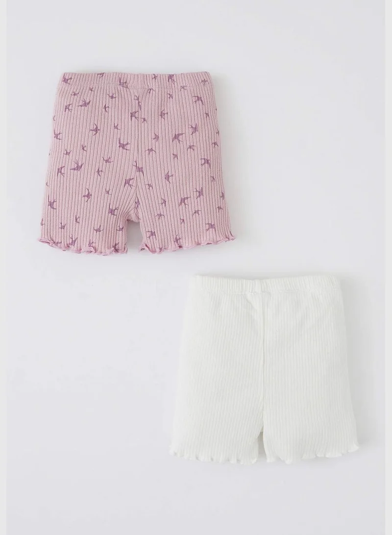 ديفاكتو 2 Pack BabyGirl Regular Fit Bottom Leggings