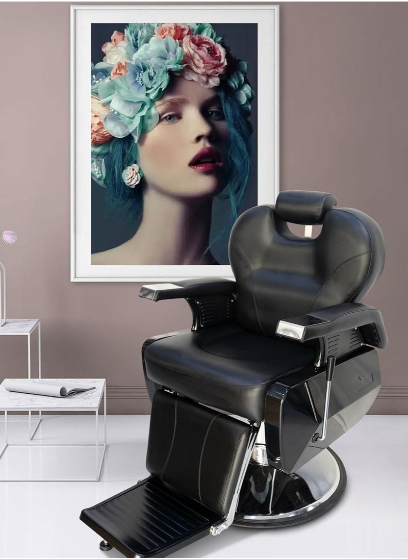 Meishida Barber Chair Salon Chair Adjustable Height Beauty Styling Chair with Heavy Duty Hydraulic Pump Free Installation  - Image 5