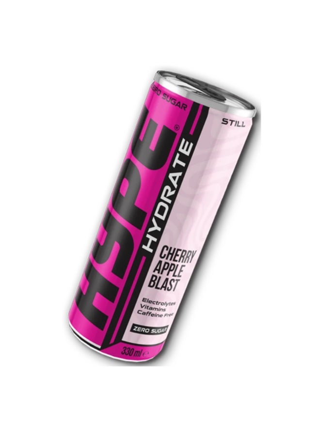 هايب هايدريت تشيري آبل ٦ × ٣٣٠ مل | مشروب إلكترولايت وفيتامينات بدون سكر - Image 1