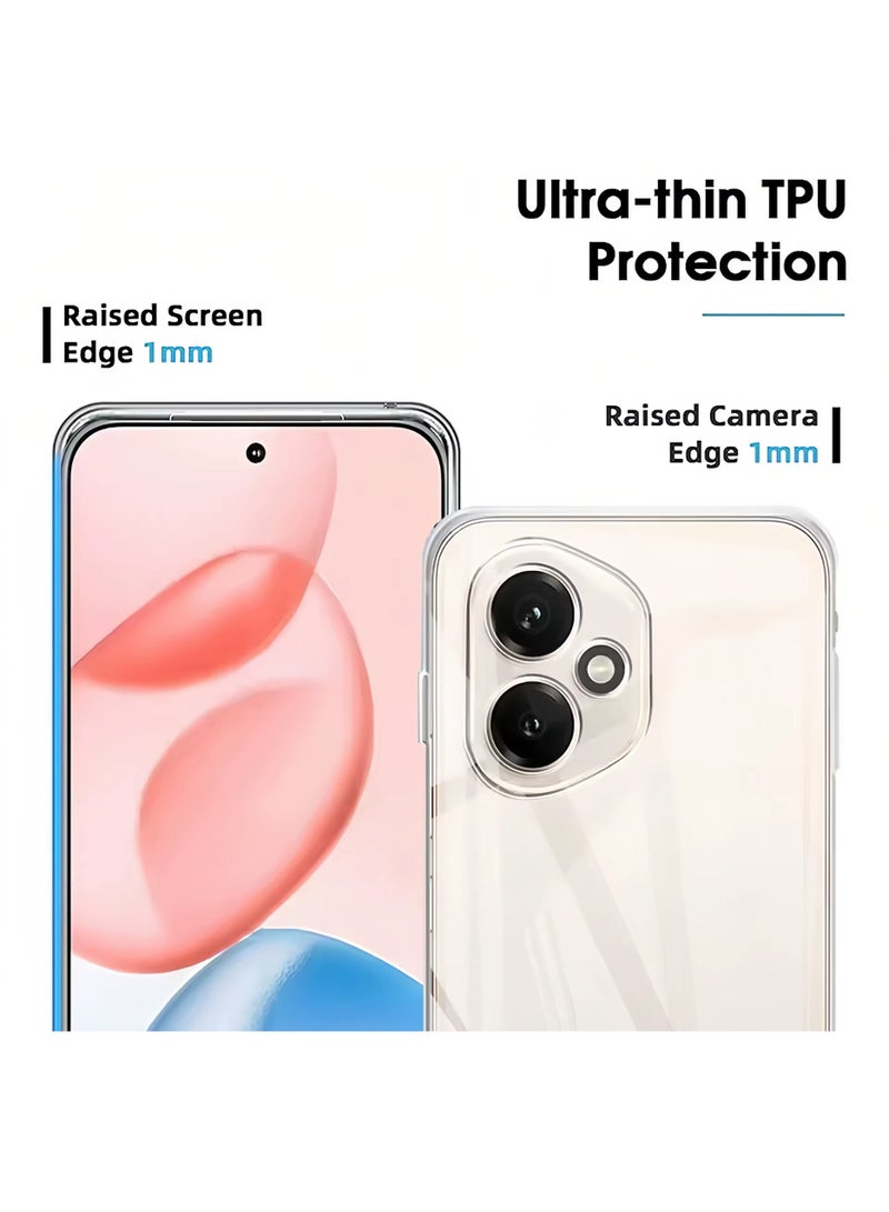 غطاء حماية مقاوم للصدمات لهاتف Honor 400 - شفاف للغاية، متين، بفتحات دقيقة - حماية من الخدوش والغبار والبقع - غطاء خلفي شفاف من السيليكون لهاتف Honor 400 - Image 2