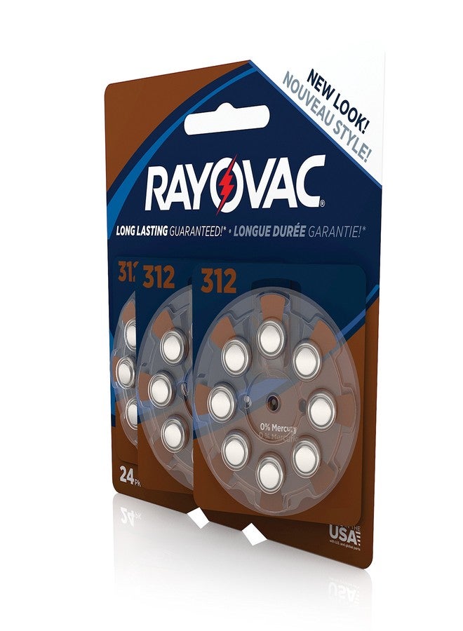 RAYOVAC Size 312 Hearing Aid Batteries, 24-Pack, L312ZA-24ZMB, Multi - Image 5