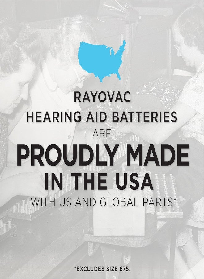 RAYOVAC Size 312 Hearing Aid Batteries, 24-Pack, L312ZA-24ZMB, Multi - Image 3